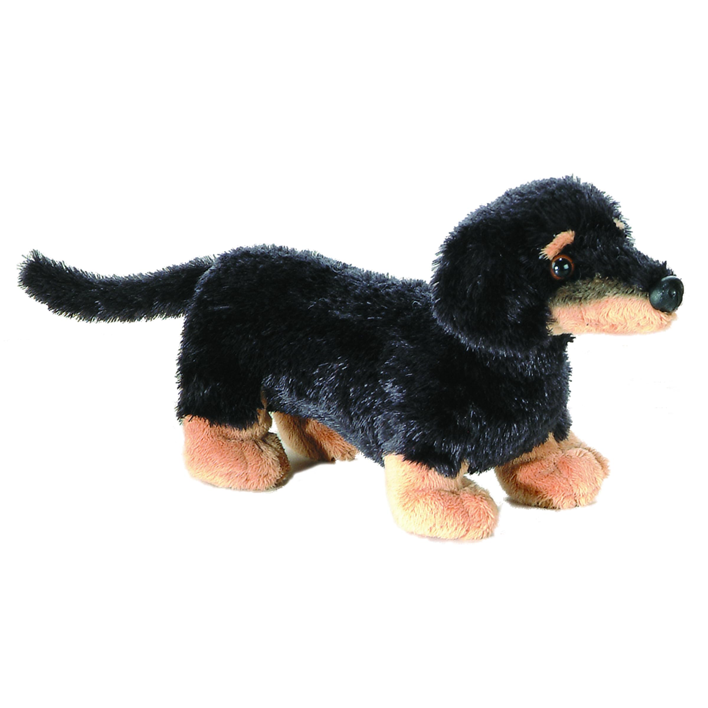 Aurora Sausage Too face close-up shows soft plush texture for cuddling.