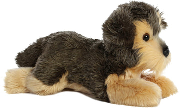Aurora Flopsie Yorky plush, ideal gift or collection piece with timeless design.