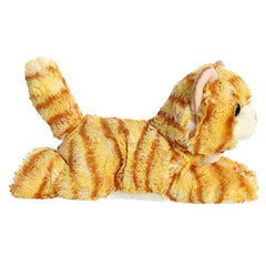 Aurora Ginger Cat plush showing orange stripes and plush texture ideal for pretend play.