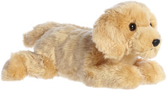 Aurora Goldie 12in flopsie plush in floppy pose, ideal for imaginative play