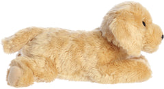 Aurora Goldie stuffed animal with soft plush fabric, a cozy bedtime companion