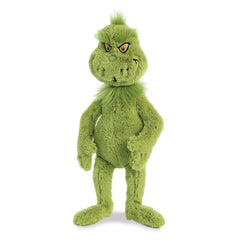 Aurora Grinch plush in a hug scene, inviting cuddles and storytelling
