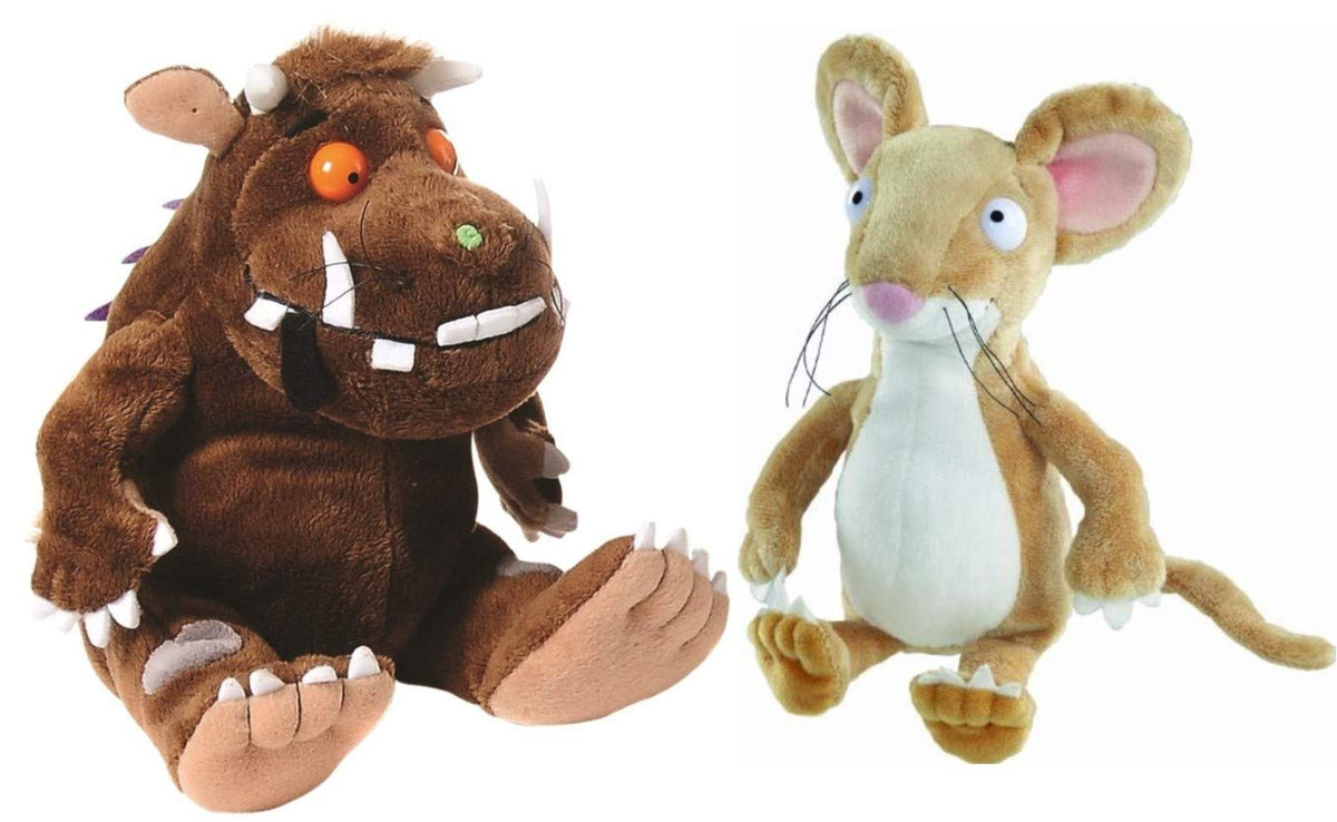 Aurora Gruffalo and Mouse Set front view, cuddly companions for imaginative play.