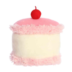 Aurora Jubi Heart Cake plush red hearts detail, festive touch for Valentine's decorating.