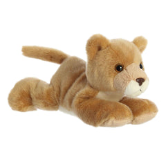 Aurora Leah Lioness front view shows a cuddly, kid-friendly companion for storytime