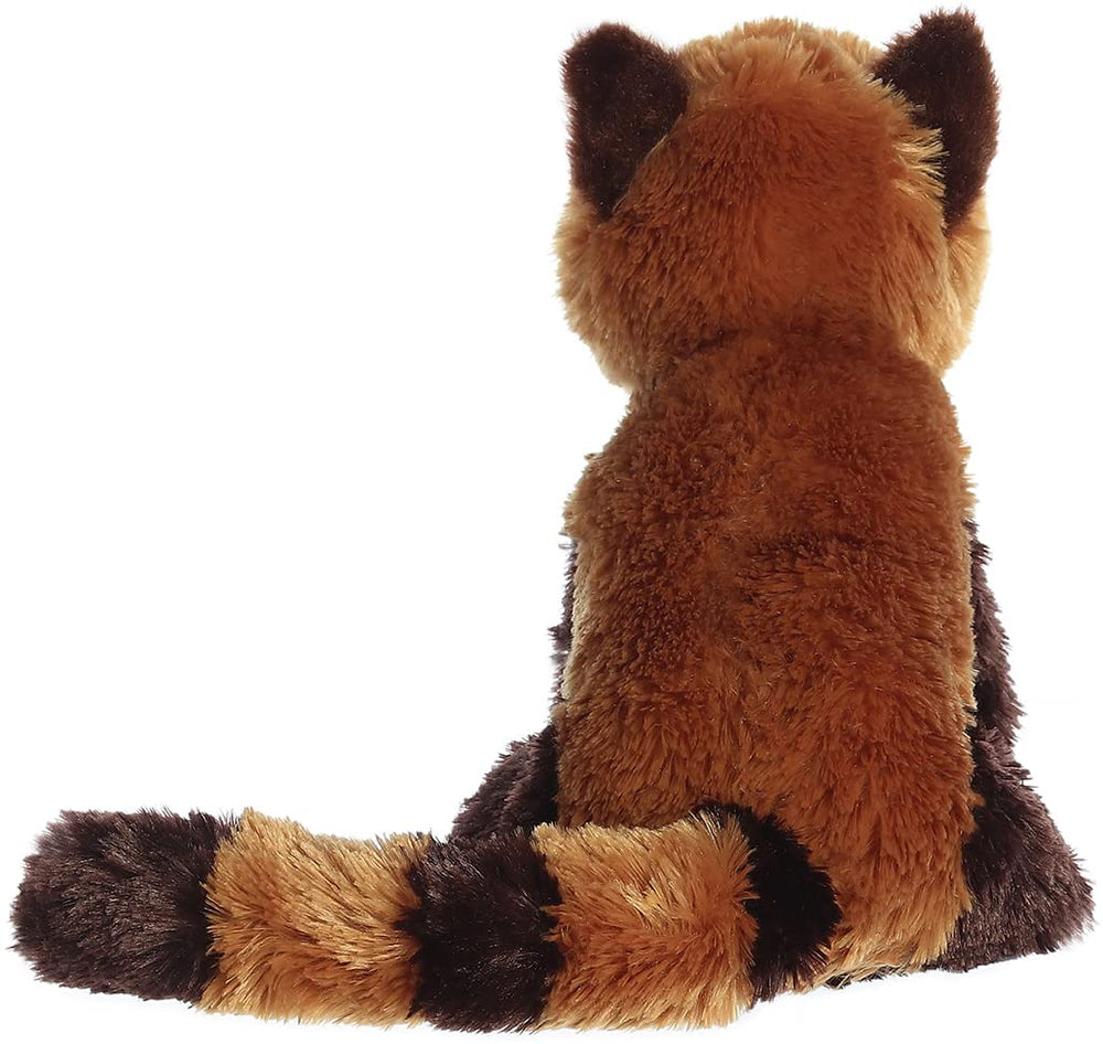 Aurora Lesser Panda Flopsie back view: durable plush for everyday cuddles.