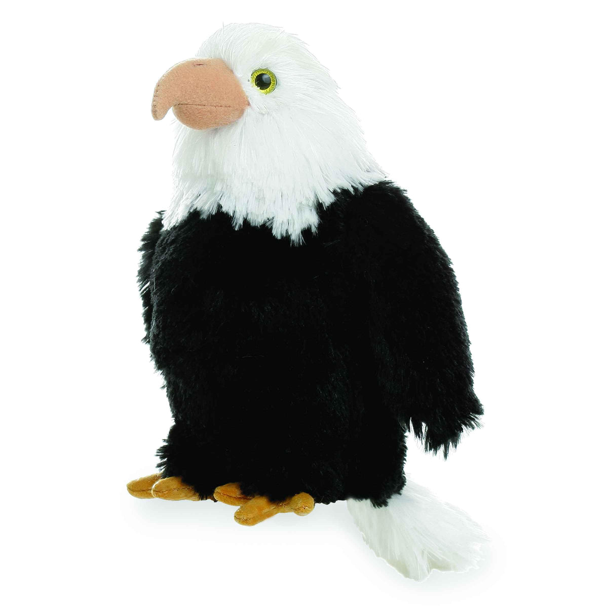 Aurora Liberty mini Flopsie bald eagle plush offers soft, cuddly comfort with stable design.