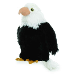 Aurora Liberty mini Flopsie bald eagle plush offers soft, cuddly comfort with stable design.