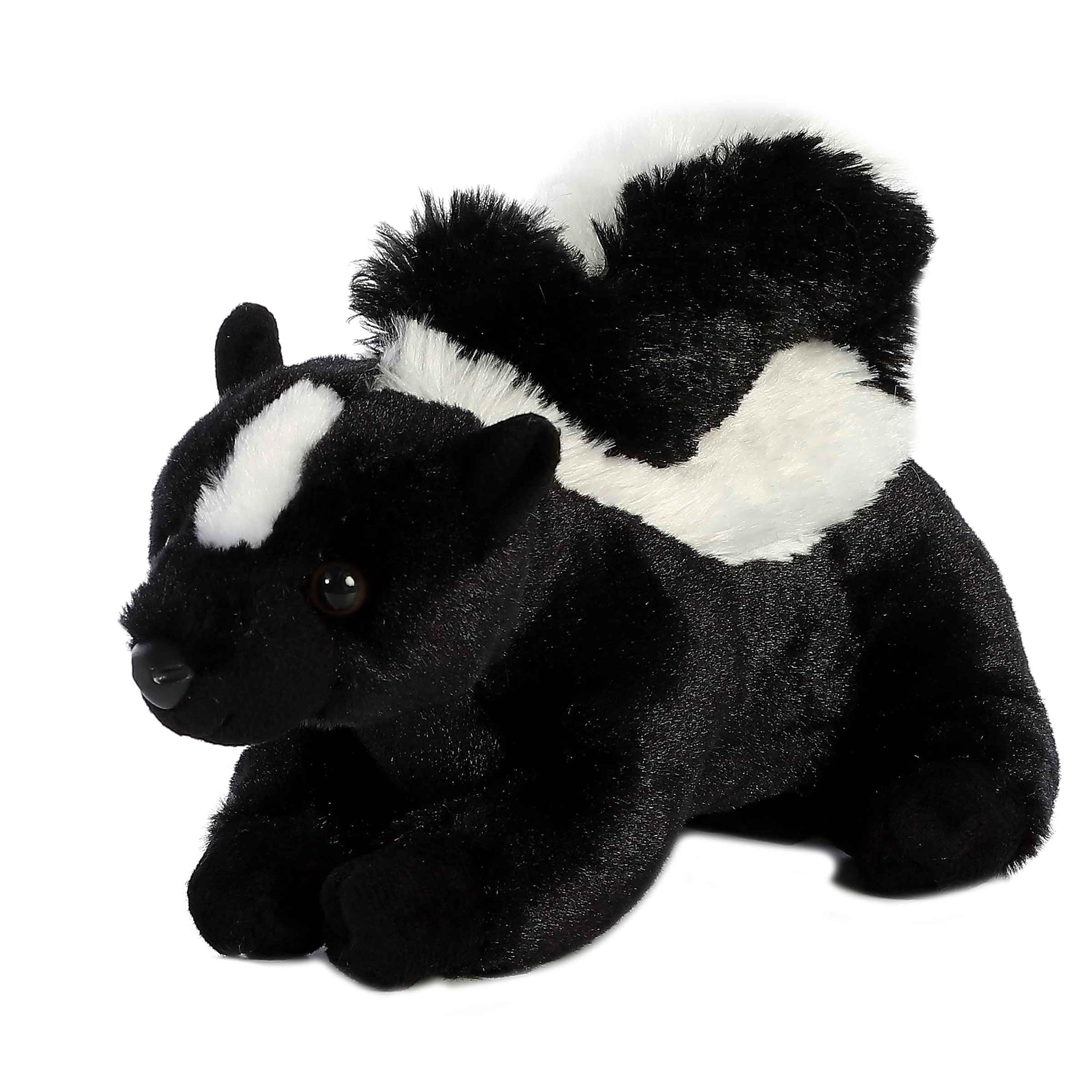 Aurora Lil' Sachet skunk plush full-body view with soft fur for cozy playtime.