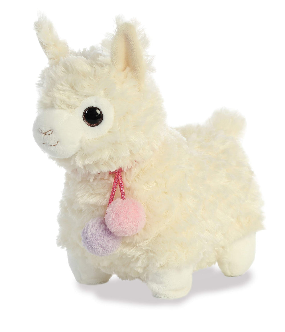 Aurora Llama Drama Coconut 11in tail and feet detail