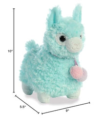 Aurora Llama Drama hand-stitched soft-touch construction.