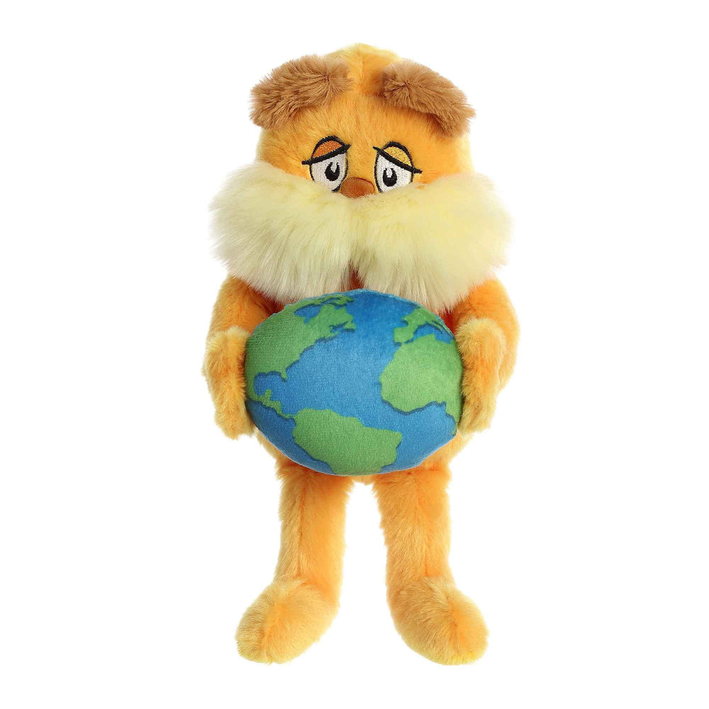 Aurora Lorax bean pellets inside, offering gentle weight for all ages.