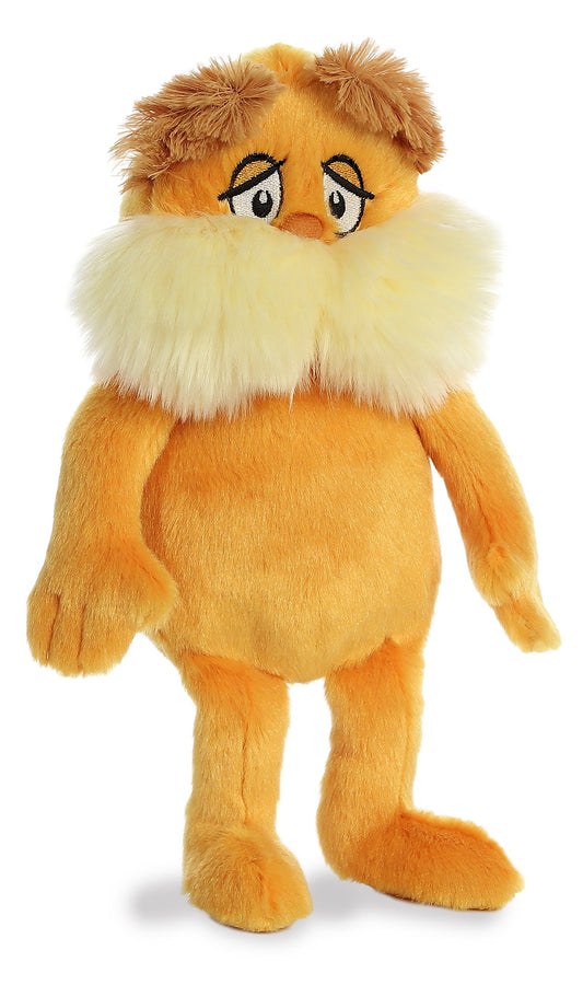 Aurora Lorax plush face detail invites imaginative storytelling and character play.