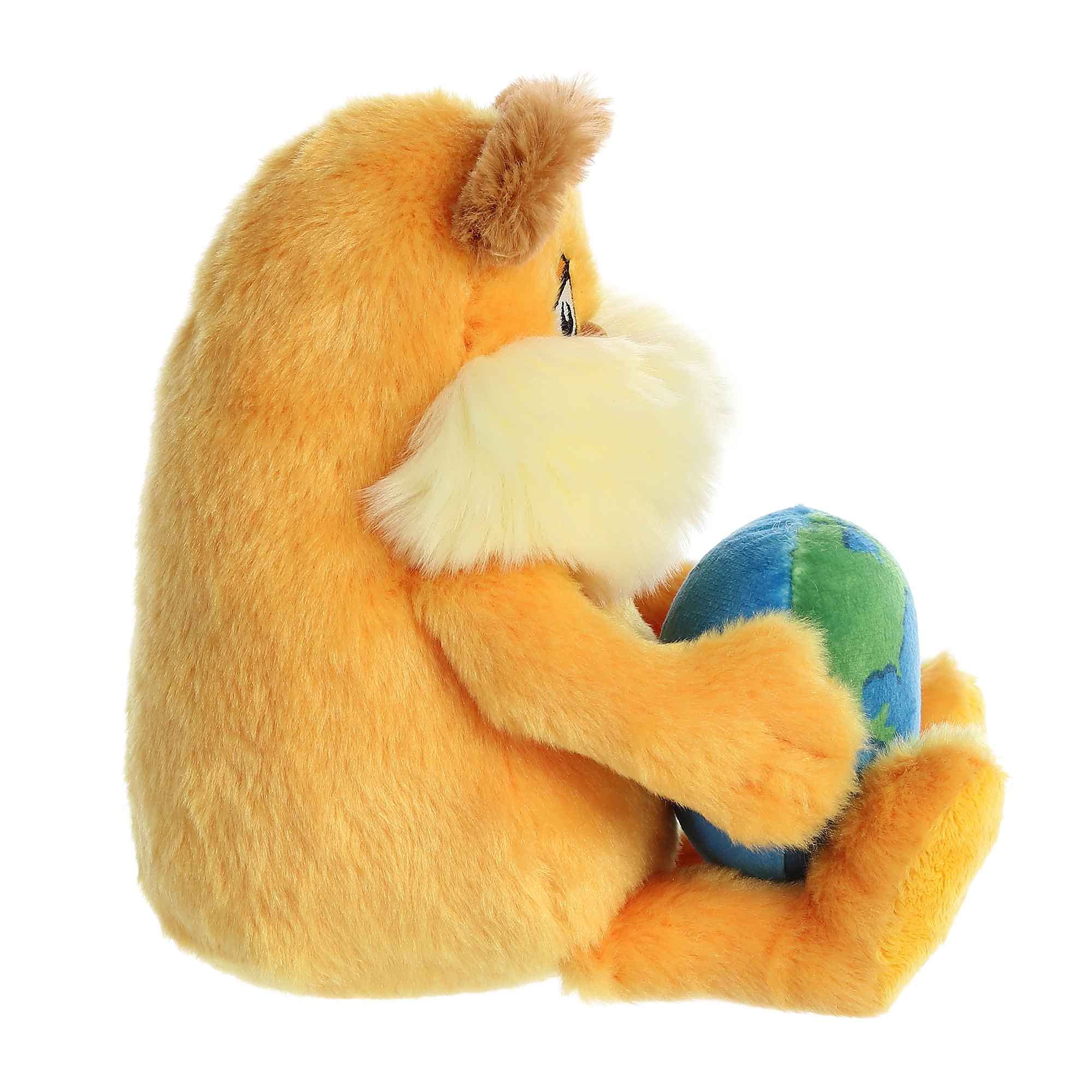Aurora Lorax Earth Plush soft fabric close-up, highlighting craftsmanship and high-quality materials.