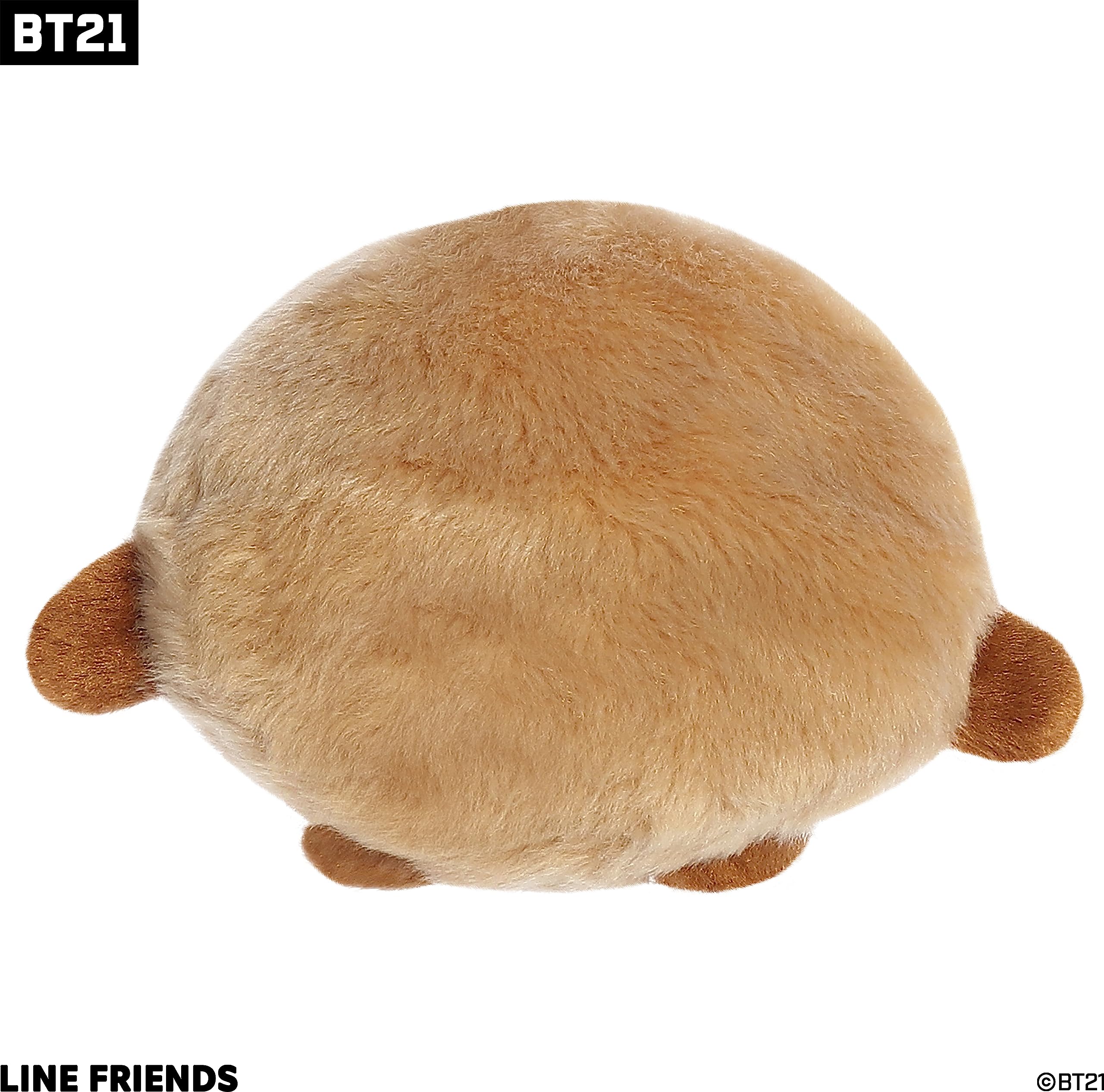 Aurora Shooky brown plush in 5-inch size ideal for small hands and travel.