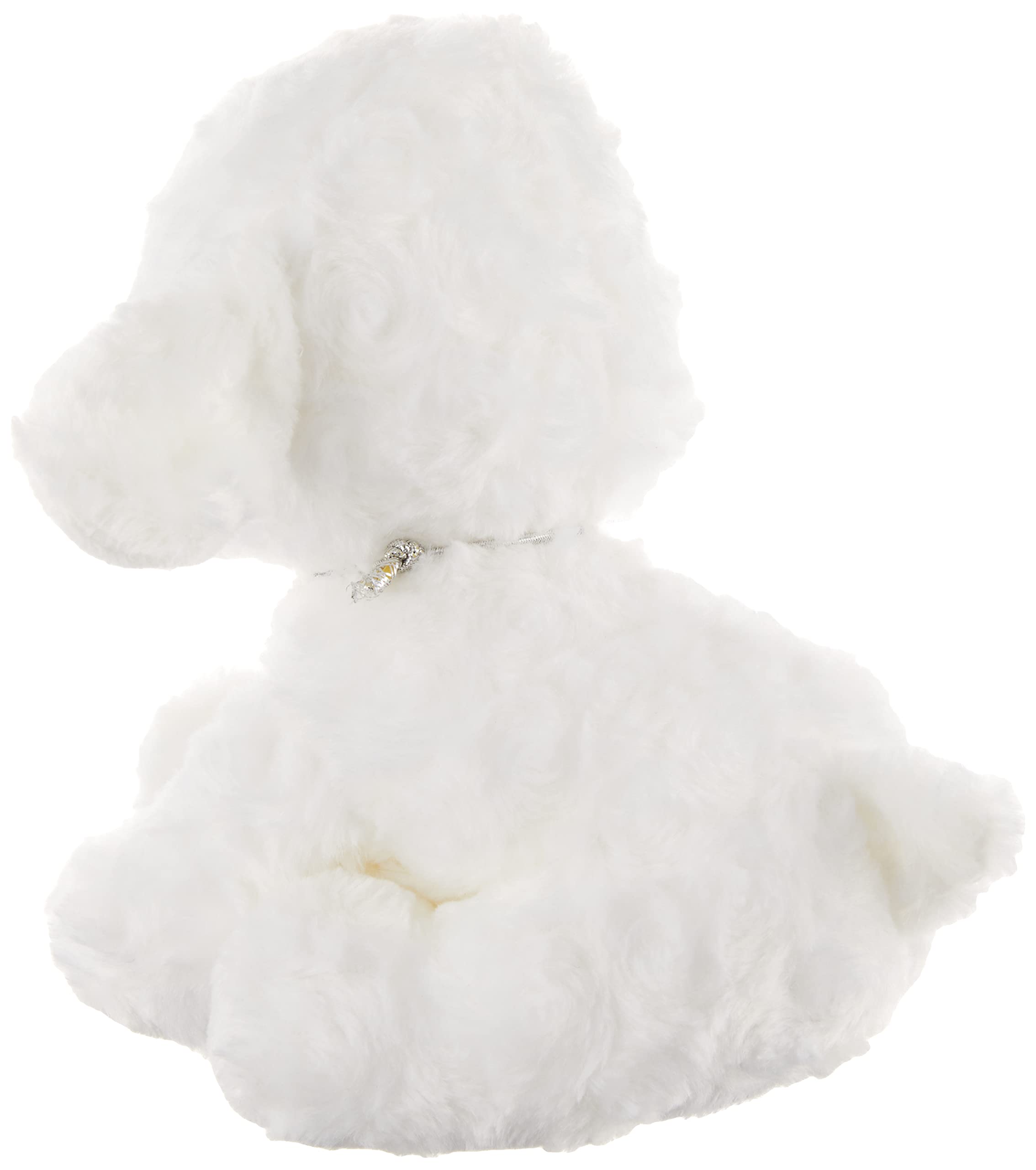 Aurora Luffie Lamb plush in a cuddled pose, a gentle bedtime companion.