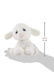 Aurora Luffie Lamb with heart tag bearing an inspirational message.