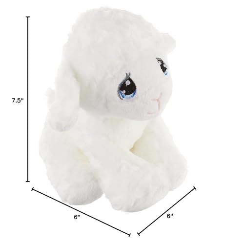 Aurora Luffie Lamb plush measures about 6x6x7.5 inches.