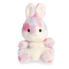 Aurora Marta Mosaic Bunny plush with soft fur, ideal for hugs and bedtime.