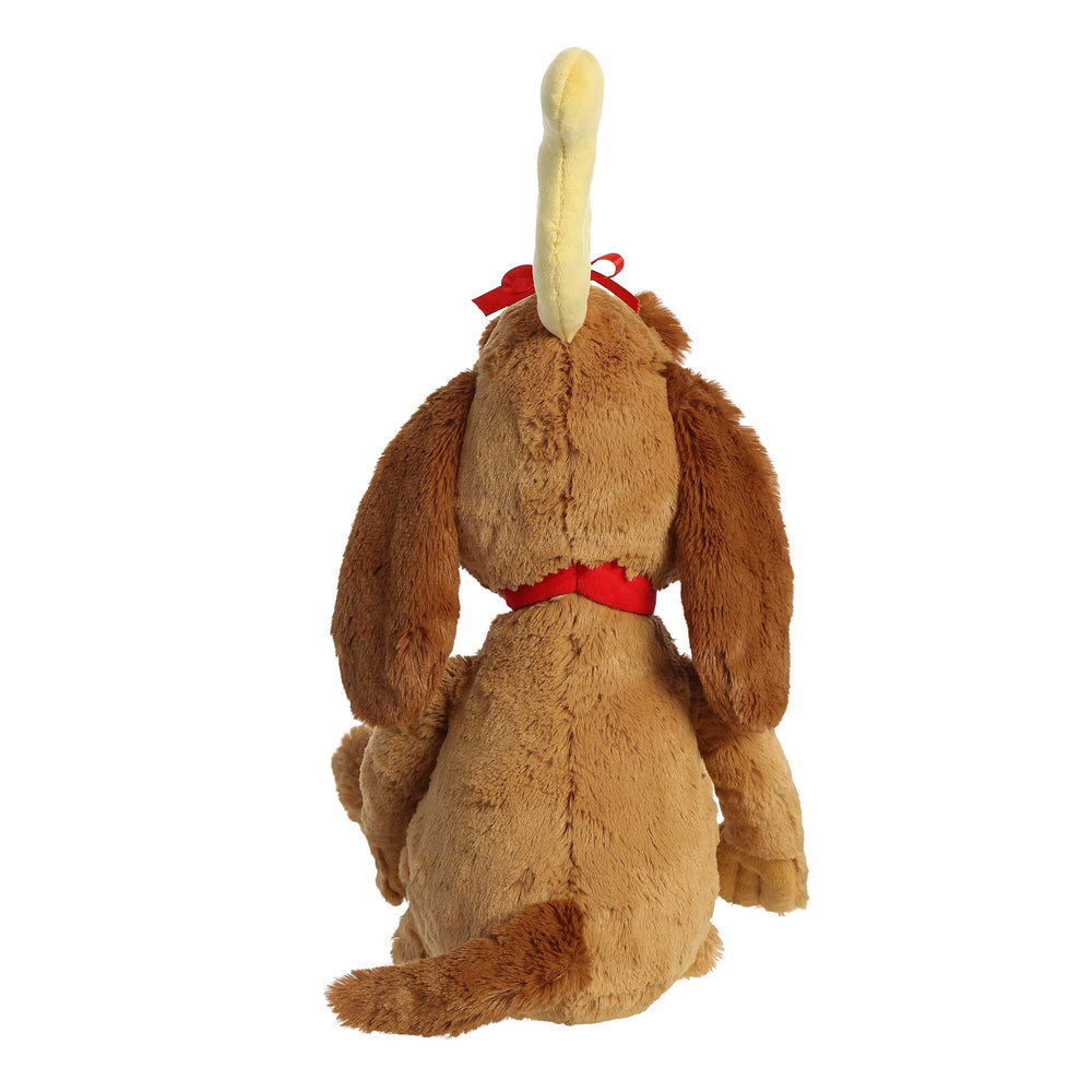 Aurora Max plush side-view showcases robust craftsmanship and cuddle-friendly size