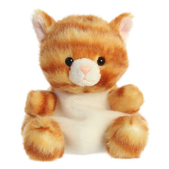 Aurora Meow Kitty Palm Pals plush on a shelf, adding charm to any room decor.