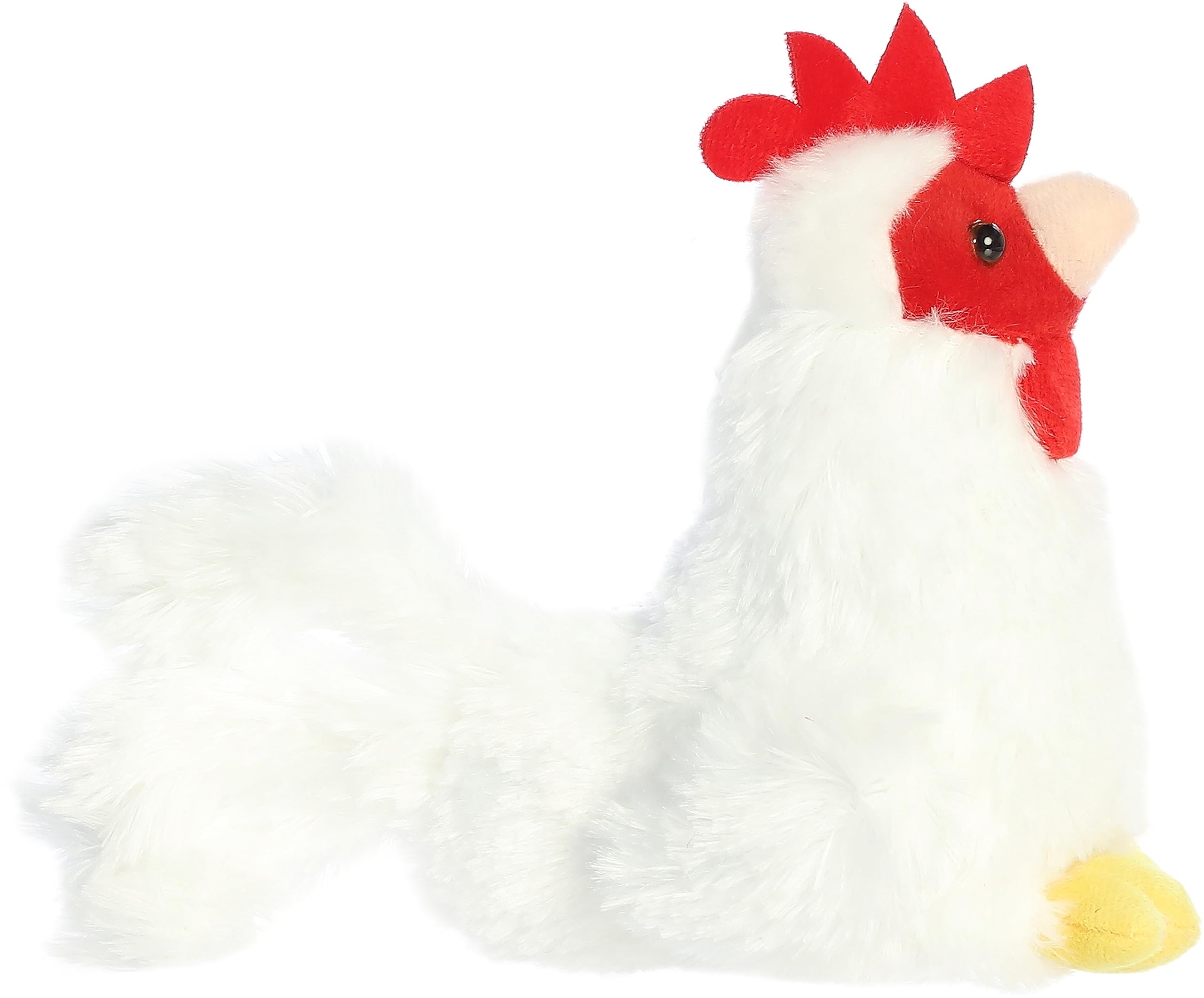 Aurora Mini Flopsie Chicken plush bean pellets provide stable play and handling.