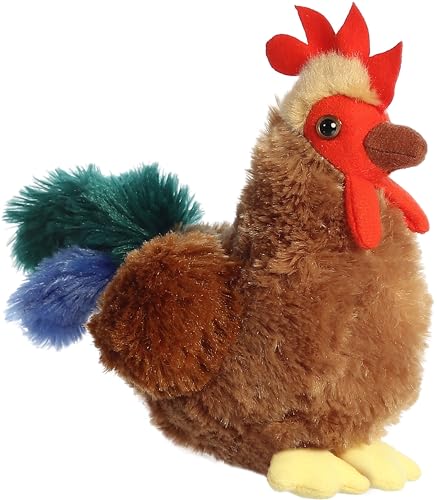 Aurora Cocky Rooster tail feathers add whimsy and color