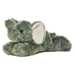 Aurora Ellie plush face close-up, inviting comforting hugs.