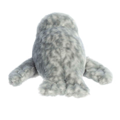 Aurora Mini Flopsie Harbor Seal gray 8-inch play-ready plush for safe all-ages fun.