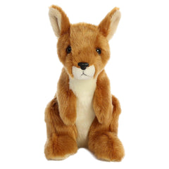 Aurora Mini Flopsie Kangaroo cuddling pose highlights cloud like materials