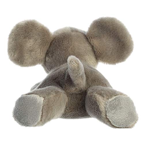 Aurora Missy Mouse resting on belly pose highlights easy play and cuddling.