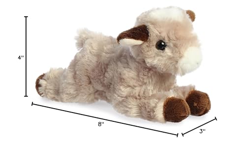Aurora Paisley Goat plush in hand, compact size for kids and collectors.