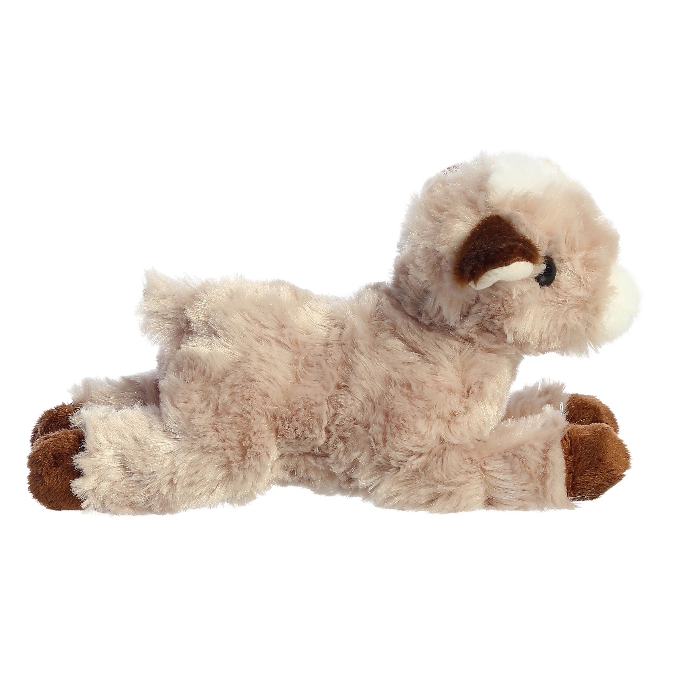 Aurora Paisley Goat plush snuggle-ready, perfect for bedtime stories and cozy moments.