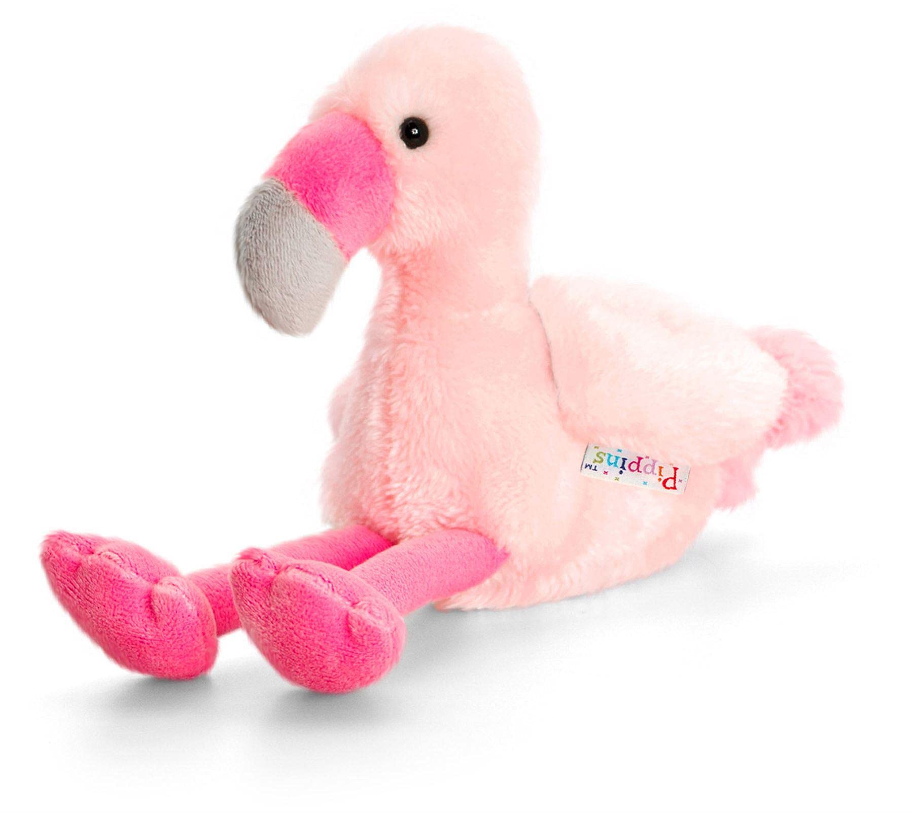 Aurora Mini Flopsie Rocky Mountain Goat—cloud-soft fur for gentle snuggles.