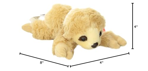 Aurora Mini Flopsie Sloth 8in compact plush, travel-friendly companion.