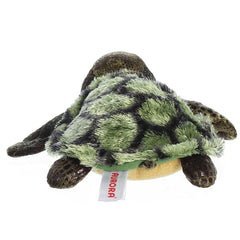 Aurora mini Flopsie turtle contains bean pellets for stable, age-friendly play.