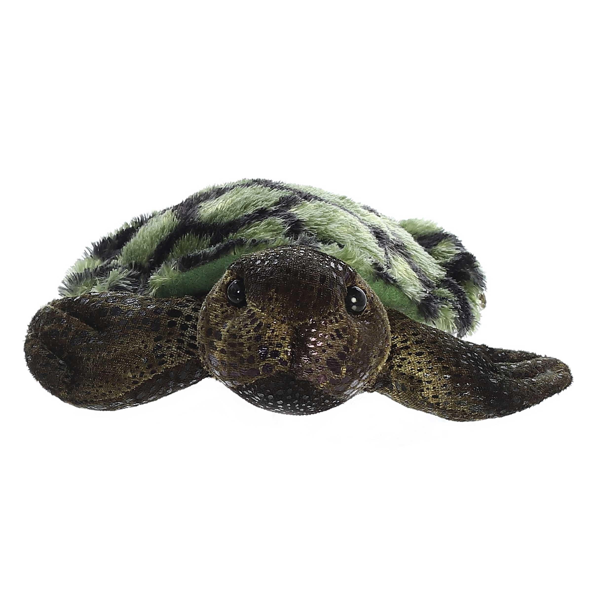 Aurora Splish-Splash sea turtle with realistic body coloring for imaginative play.