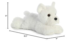 Aurora Windsor Westie toy with bean pellets, stable, suitable for all ages.