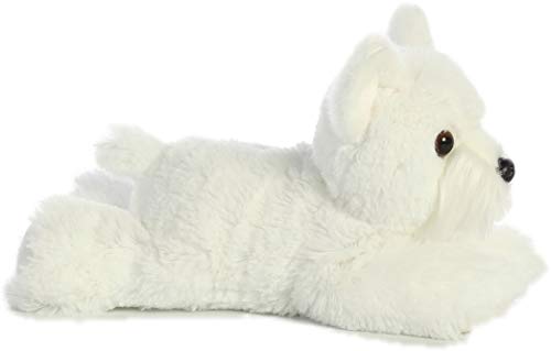 Aurora Windsor Westie stuffed animal side view, perfect gift for fans of small dogs.