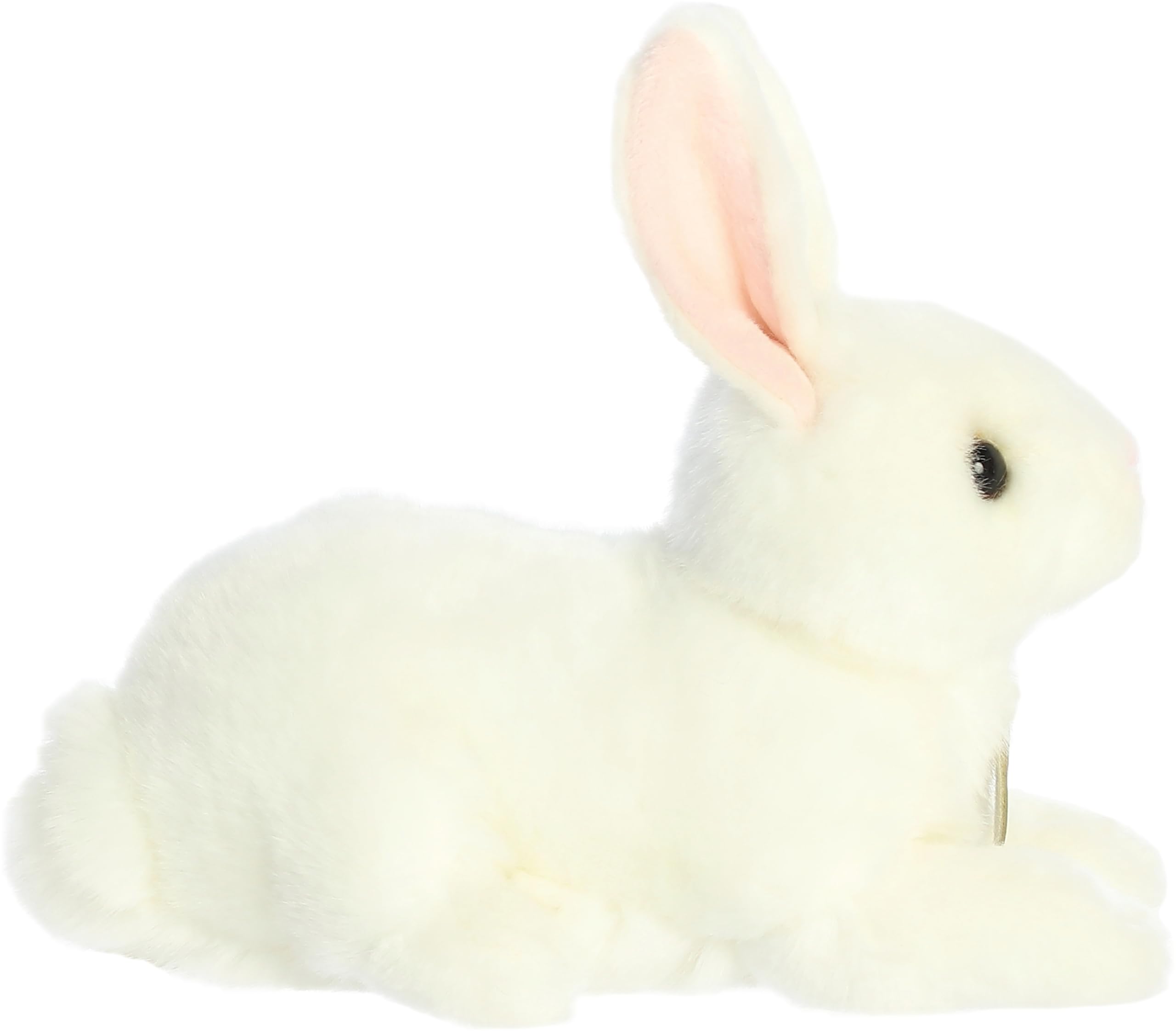 Aurora Miyoni American White Rabbit 8-inch size suits kids’ hands and shelves.