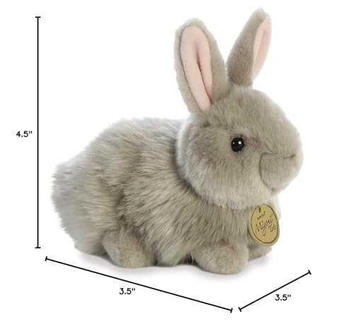 Aurora Miyoni Angora bunny grey bean pellets provide stable cuddling
