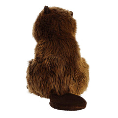 Aurora Miyoni Beaver Plush hang tag with species information