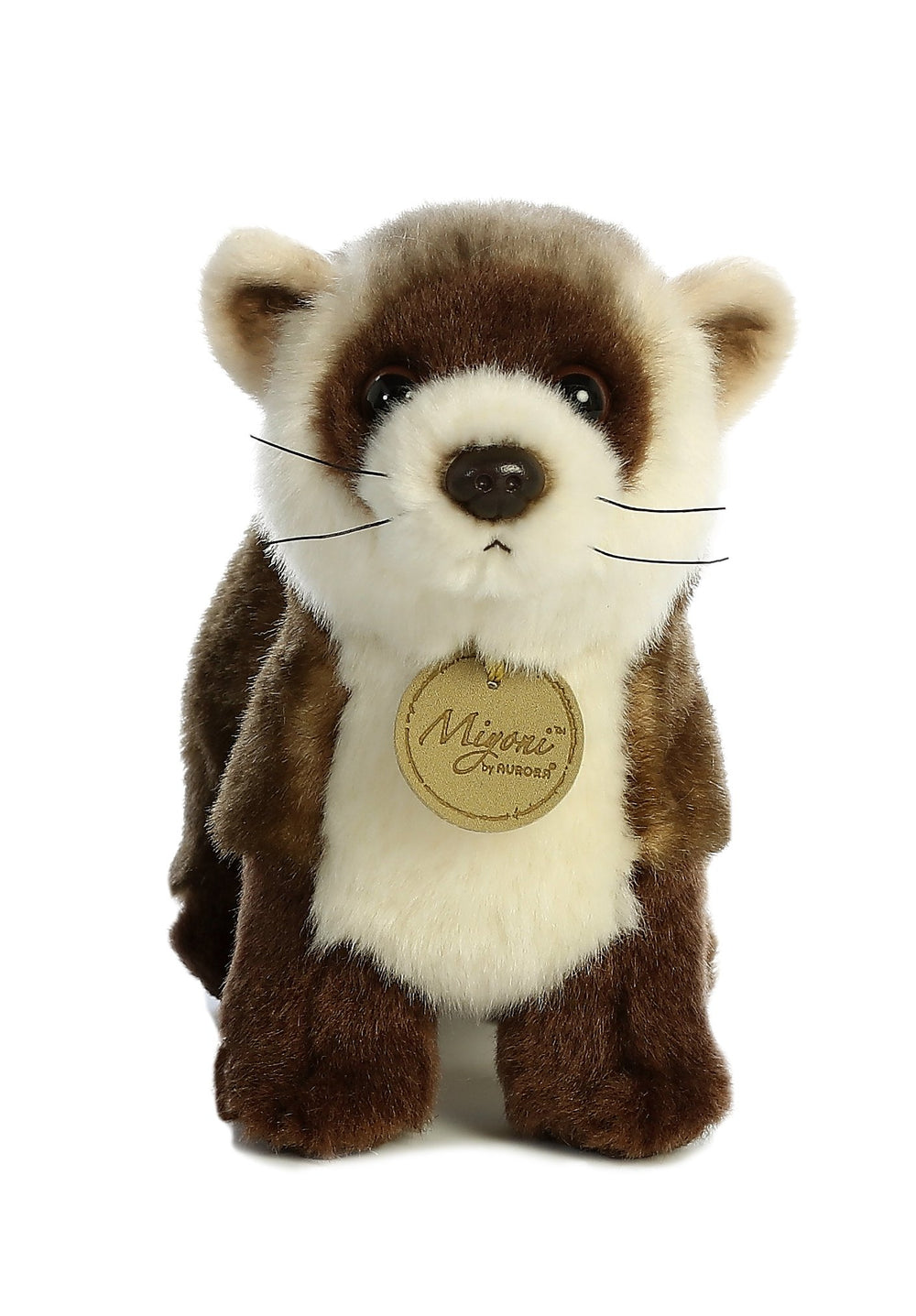 Aurora Miyoni Black Footed Ferret face detail highlights lifelike features.