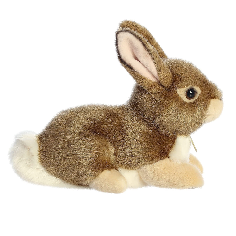 Aurora Miyoni Eastern Cottontail Rabbit hand-stitched detail showcases unique Miyoni craftsmanship.