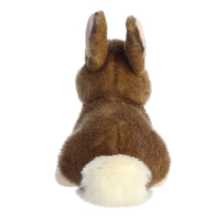Aurora Miyoni Eastern Cottontail Rabbit material close-up reveals soft plush fabric and comfort.