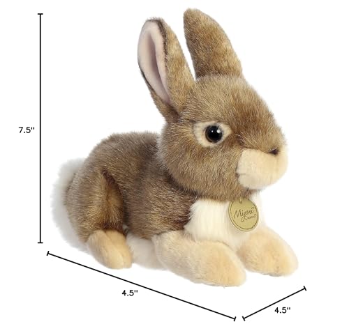 Aurora Miyoni Eastern Cottontail Rabbit size reference shows approximately 11 inches.