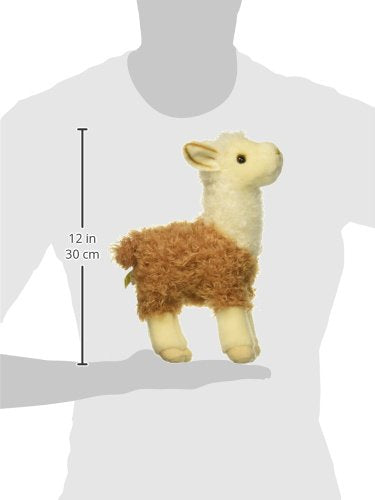 Aurora Miyoni two-tone llama plush fur texture close-up, soft and inviting