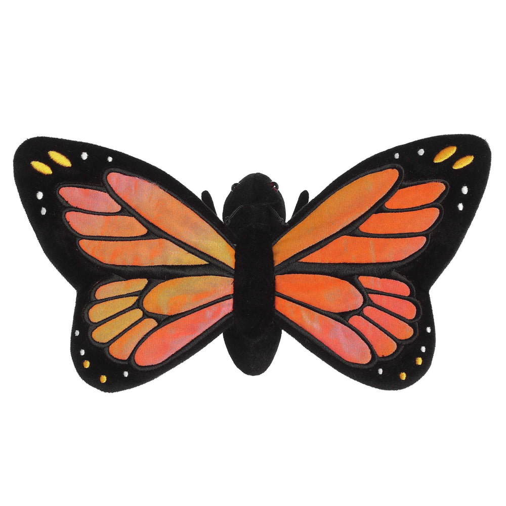 Aurora Miyoni Monarch butterfly plush gift-ready packaging, thoughtful present for plush lovers.