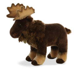 Aurora Miyoni Moose soft fur with air-brushed color accents enhances realism.