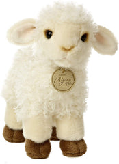 Aurora Miyoni 8.5-inch Suffolk Lamb plush as a larger cuddle partner for imaginative play.